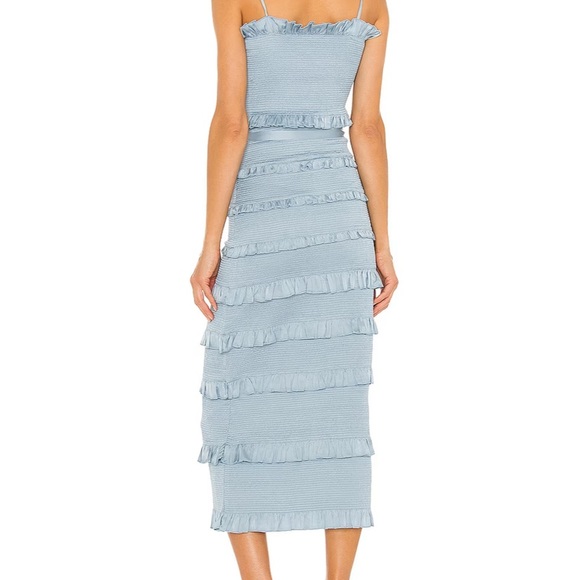 V Chapman Lily Dress in Cashmere Blue Size 4 - Picture 3 of 3